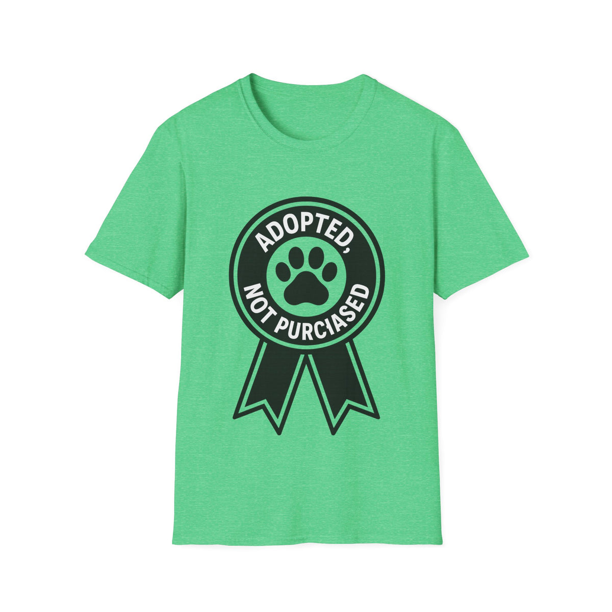 Adopted Not Purchased Graphic T-Shirt — Rescue Pet Awareness Tee - Trending Now - August 2026