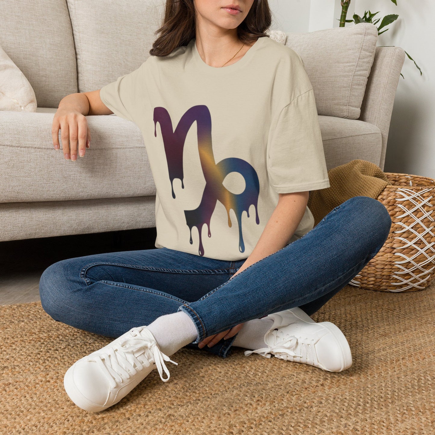 Dripping Gradient Capricorn T-Shirt