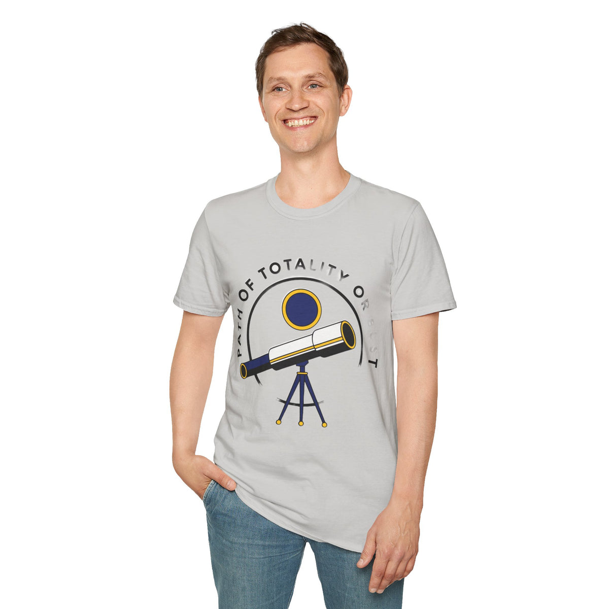 Totality Path Telescope T-Shirt — Eclipse Astronomy Graphic Tee - Trending Now - August 2026