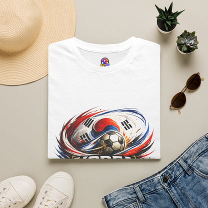 Korea Soccer T‑Shirt — Korea Football Crest Tee