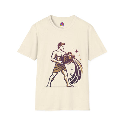 Aquarius Zodiac T-Shirt — Water Bearer Astrology Tee