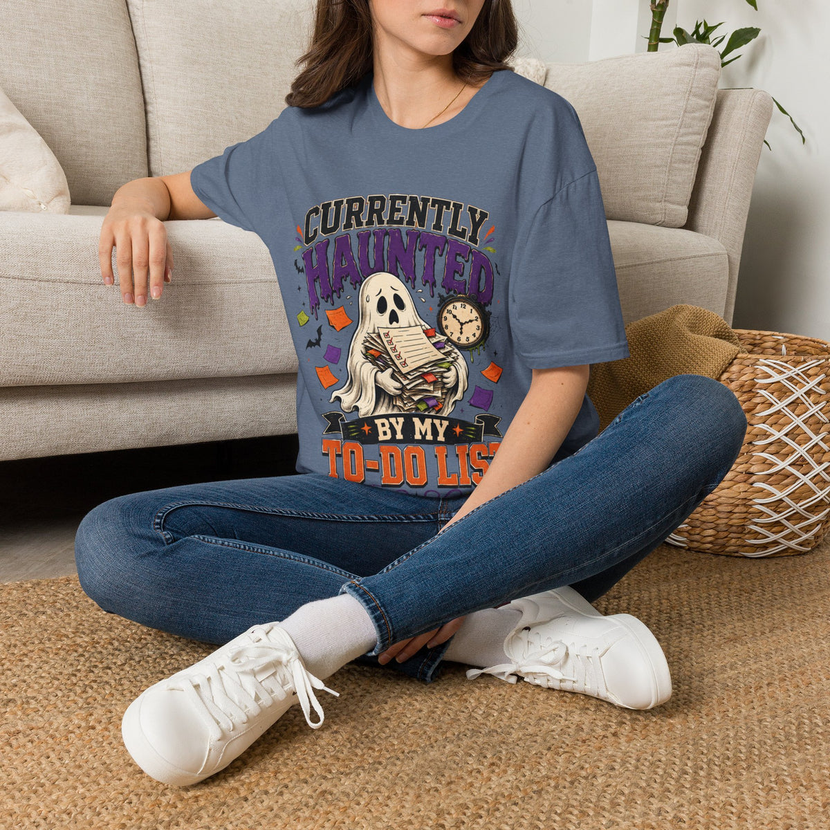 Halloween Currently Haunted Unisex Softstyle T-Shirt