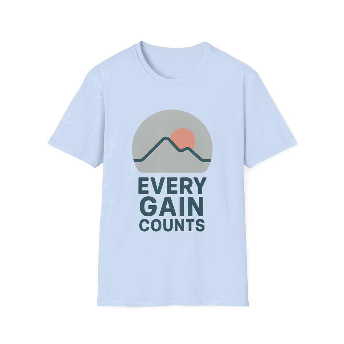 Every Gain Counts Mountain T-Shirt — Inspirational Hiking Tee - Trending Now - September 2026