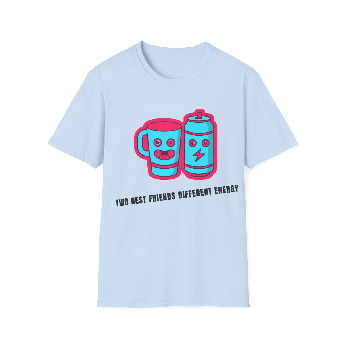 Battery & Cup Best Friends T‑Shirt — Cute Kawaii Coffee Mug and Battery Graphic Tee - Trending Now - September 2026