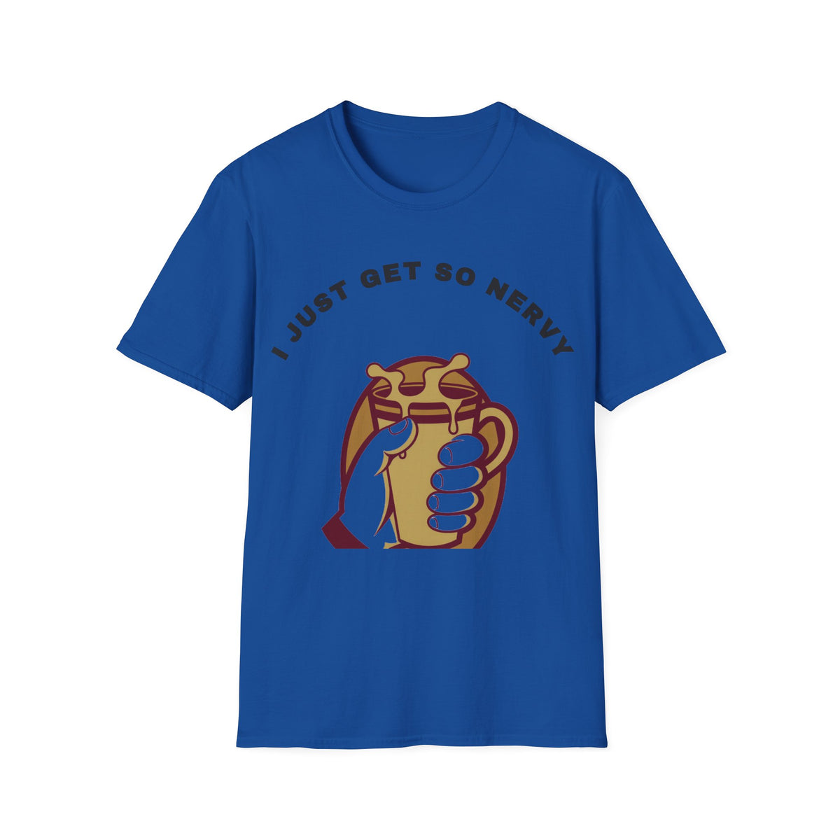 T-Shirt — “I Just Get So Nervy” Nervous Sloth Graphic Tee - Trending Now - September 2026