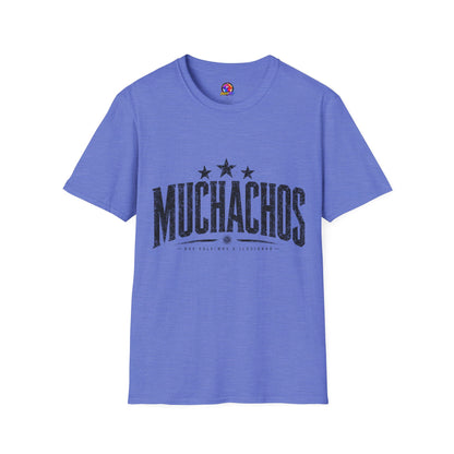 Muchachos Graphic T‑Shirt — Vintage Distressed Crew Tee - Argentina Song, slogan, favorite chant