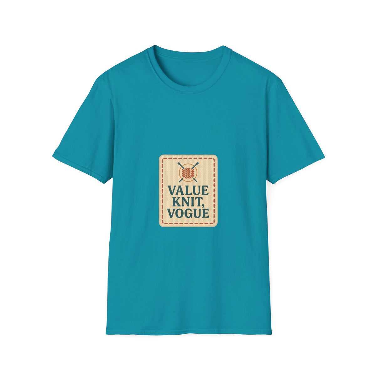Value Knit Vogue T-Shirt — Vintage Knitting Graphic Tee - Trending Now - October 2026
