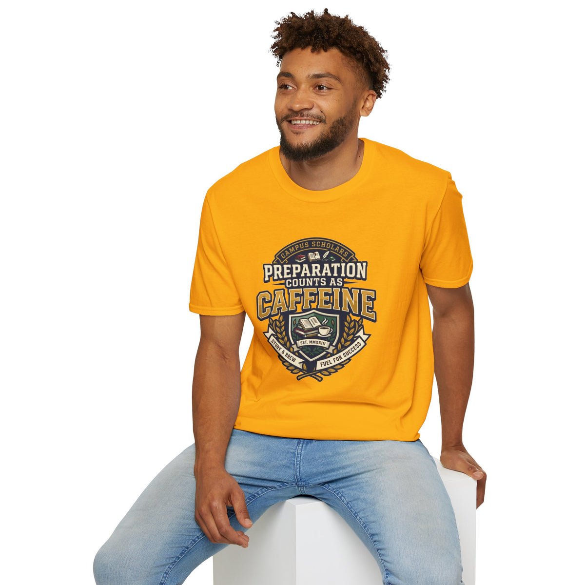 Preparation Counts As Caffeine T-Shirt — Funny Coffee Prep Graphic Tee - Trending Now - August 2026