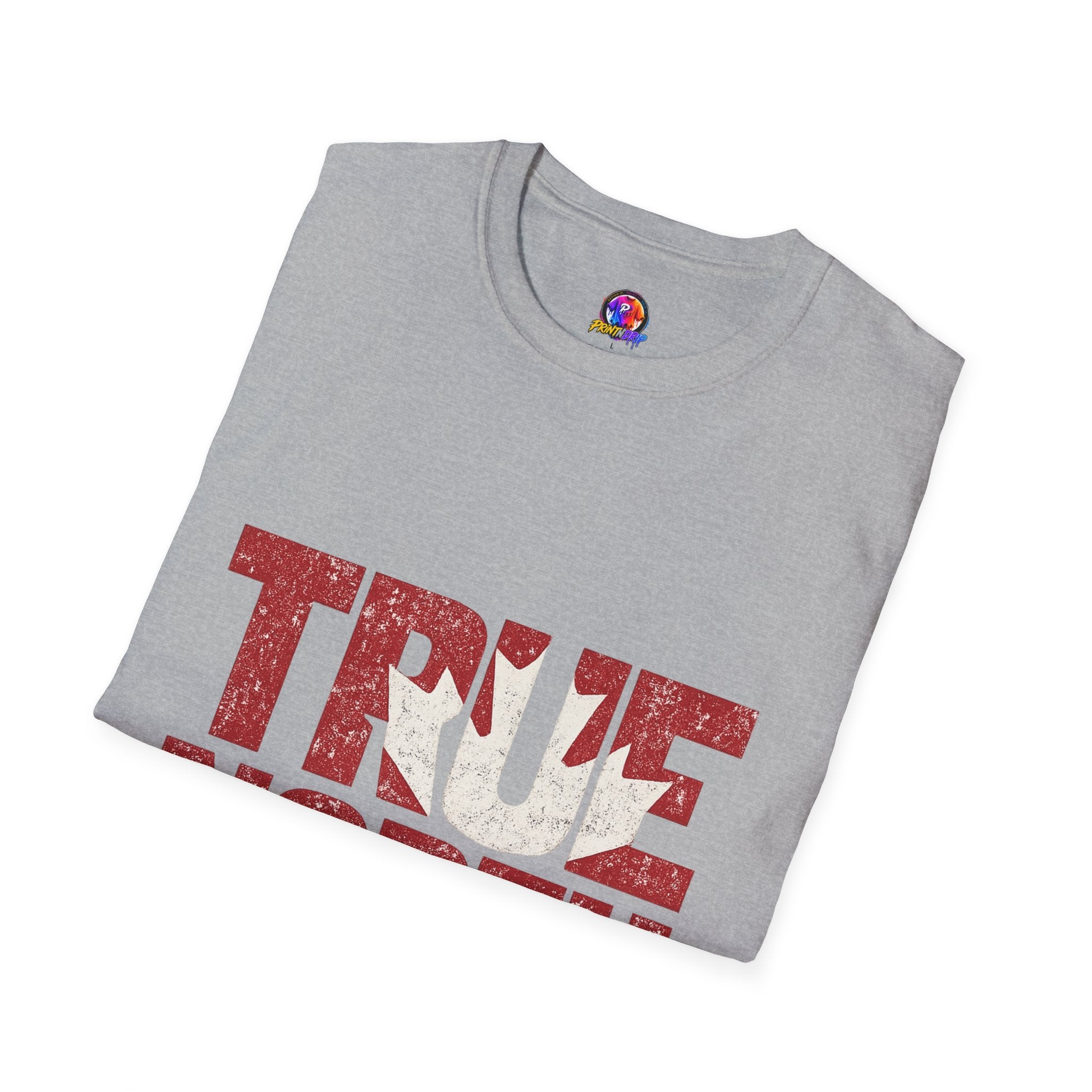 Canada True North Football T-Shirt — Vintage Canadian Leafs Sports Tee