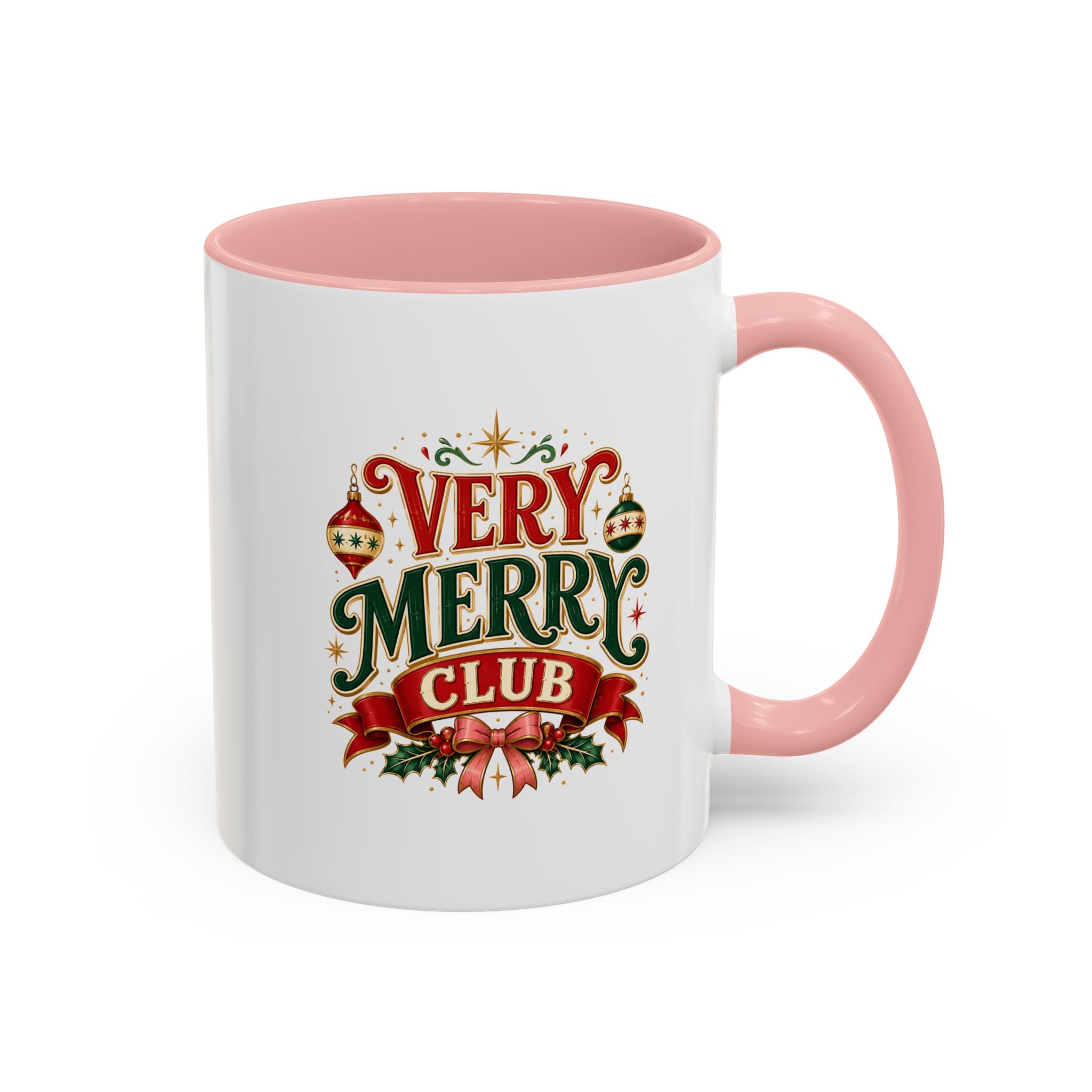 Very Merry Club Coffee Mug — Christmas Holiday Accent Mug