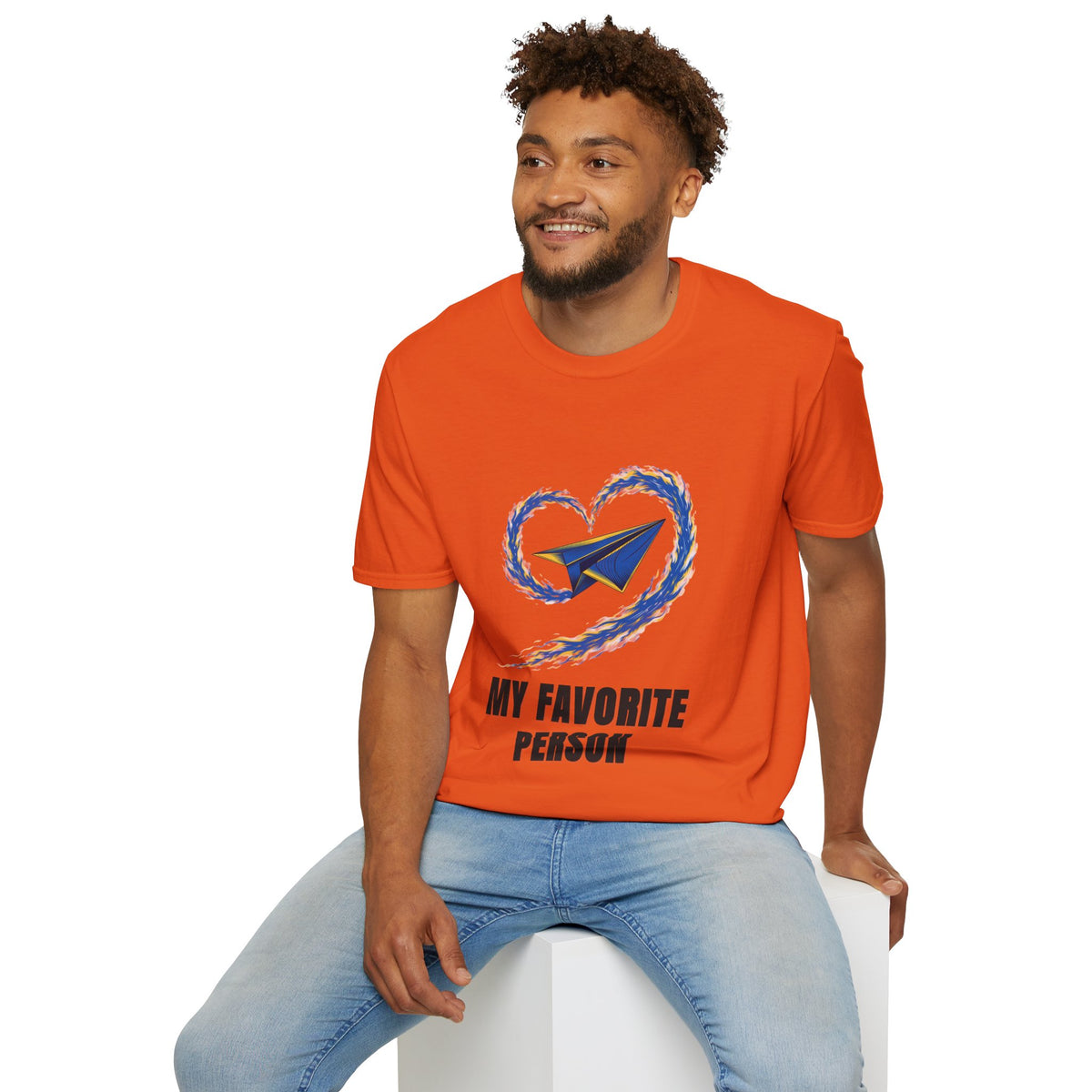 Paper Plane Heart T-Shirt — “My Favorite Person” Graphic Tee - Trending Now - August 2026