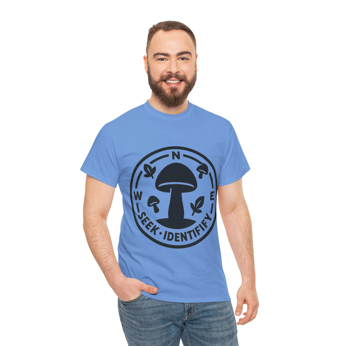 Rooted in Connection Mushroom Graphic Tee - Aesthetic Nature T-Shirt - Trending Now - September 2026