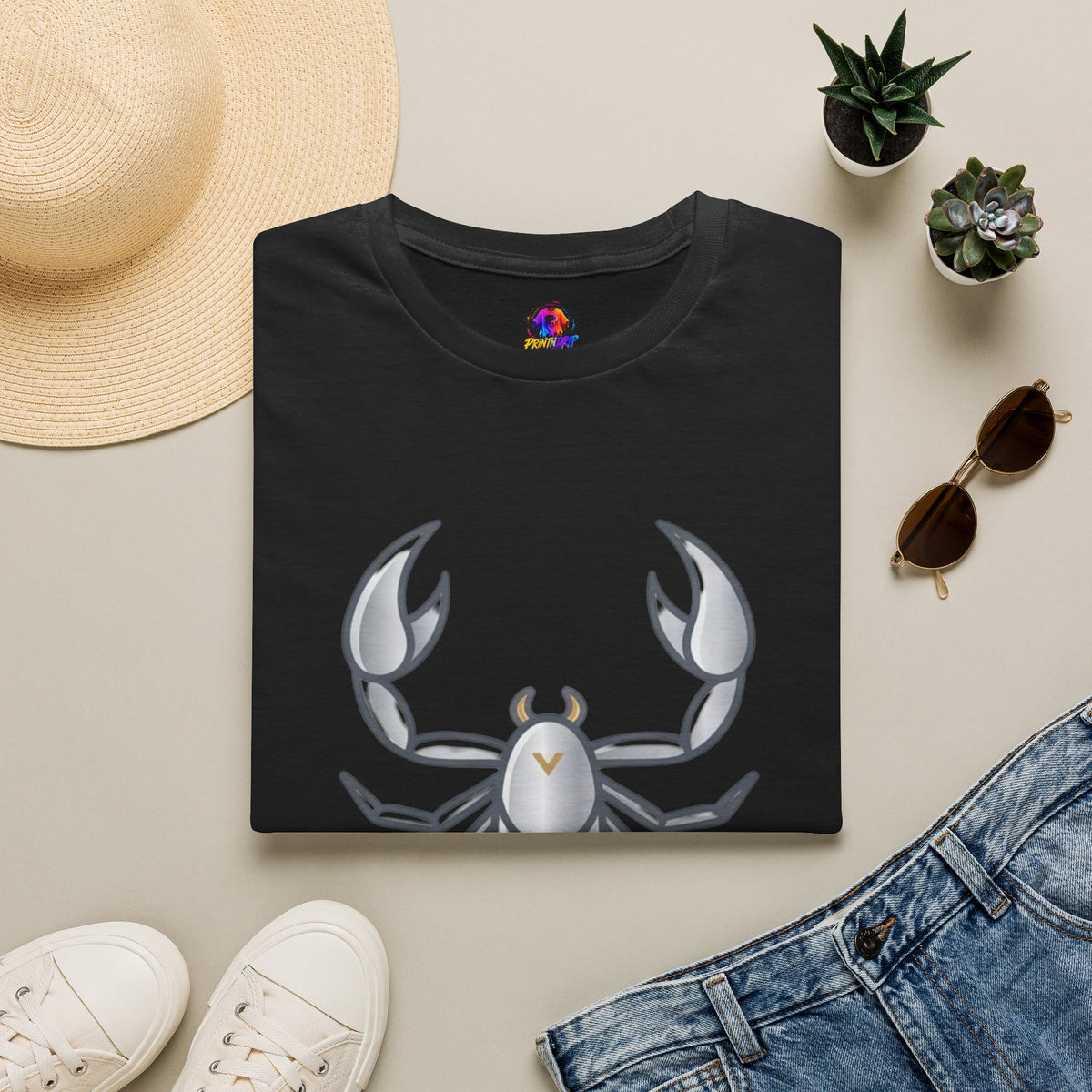 Scorpio Scorpion T-Shirt — Zodiac Graphic Tee for Scorpio Season