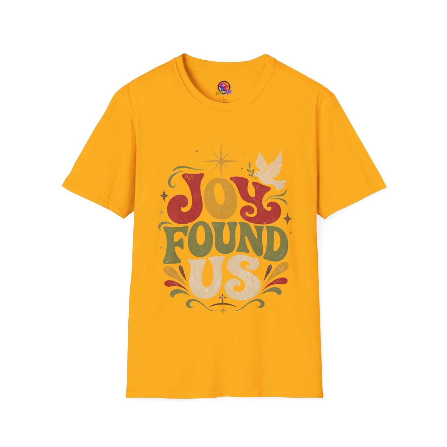 Joy Found Us T‑Shirt — Retro Christmas Holiday Graphic Tee