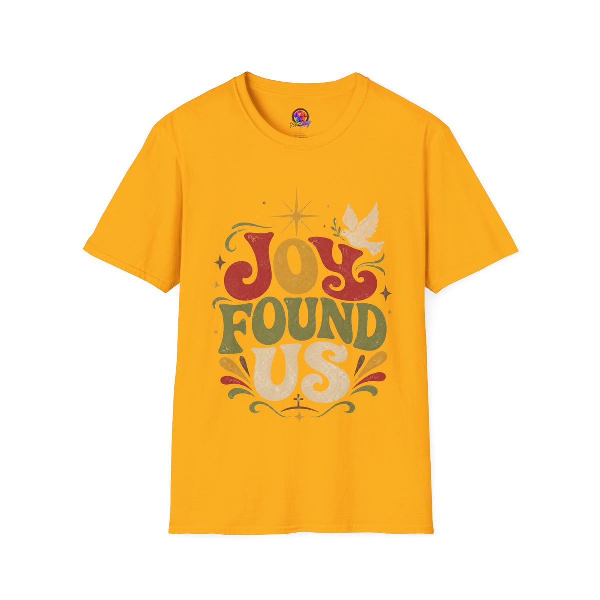 Joy Found Us T‑Shirt — Retro Christmas Holiday Graphic Tee