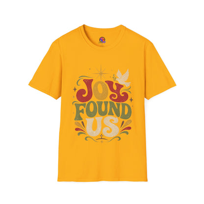 Joy Found Us T‑Shirt — Retro Christmas Holiday Graphic Tee