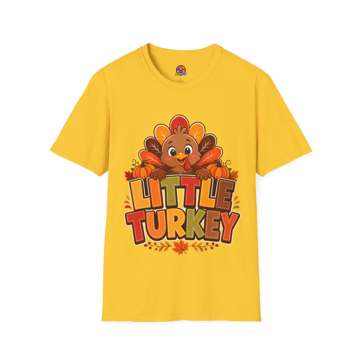 Thanksgiving T-Shirt Little Turkey T‑Shirt – Cute Thanksgiving Kids & Family Tee