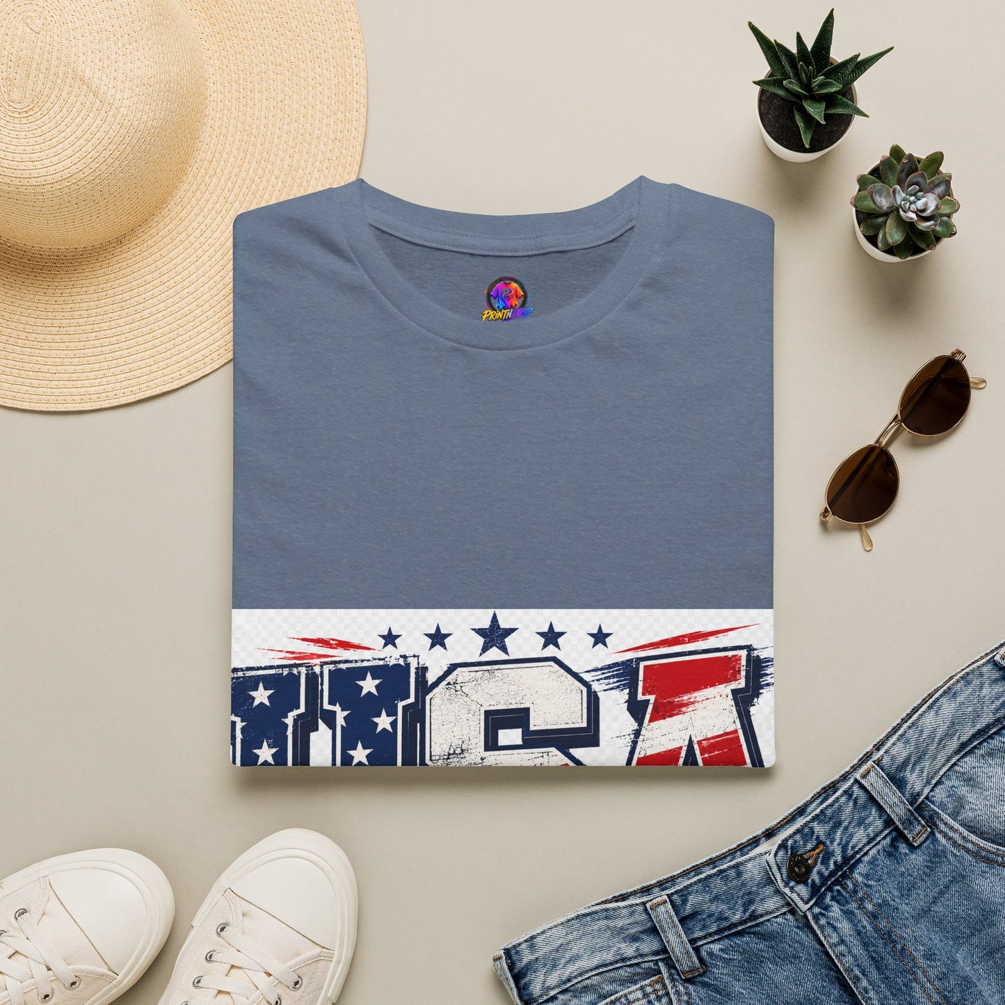 USA Flag Graphic T-Shirt — Patriotic American Pride Tee