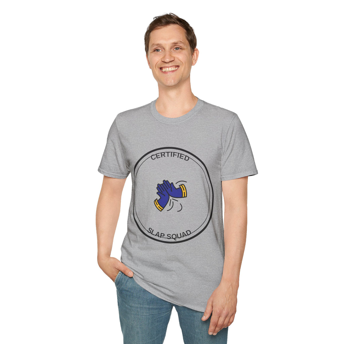 Certified Slap Squad T-Shirt — Funny Novelty Graphic Tee - Trending Now - August 2026