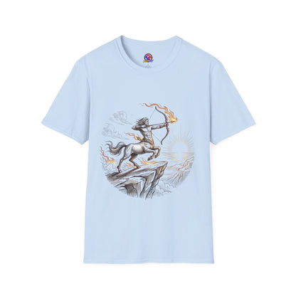 Centaur Archer T-Shirt — Mythical Archer Graphic Tee (Flaming Bow)