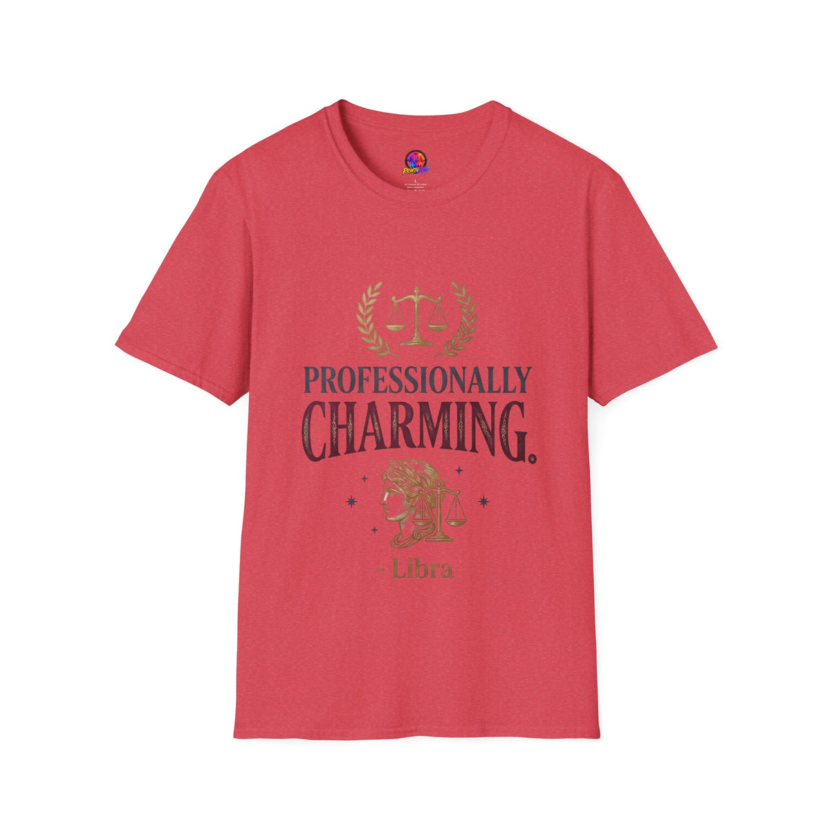 Professionally Charming Libra T-Shirt — Zodiac Scales Astrology Tee
