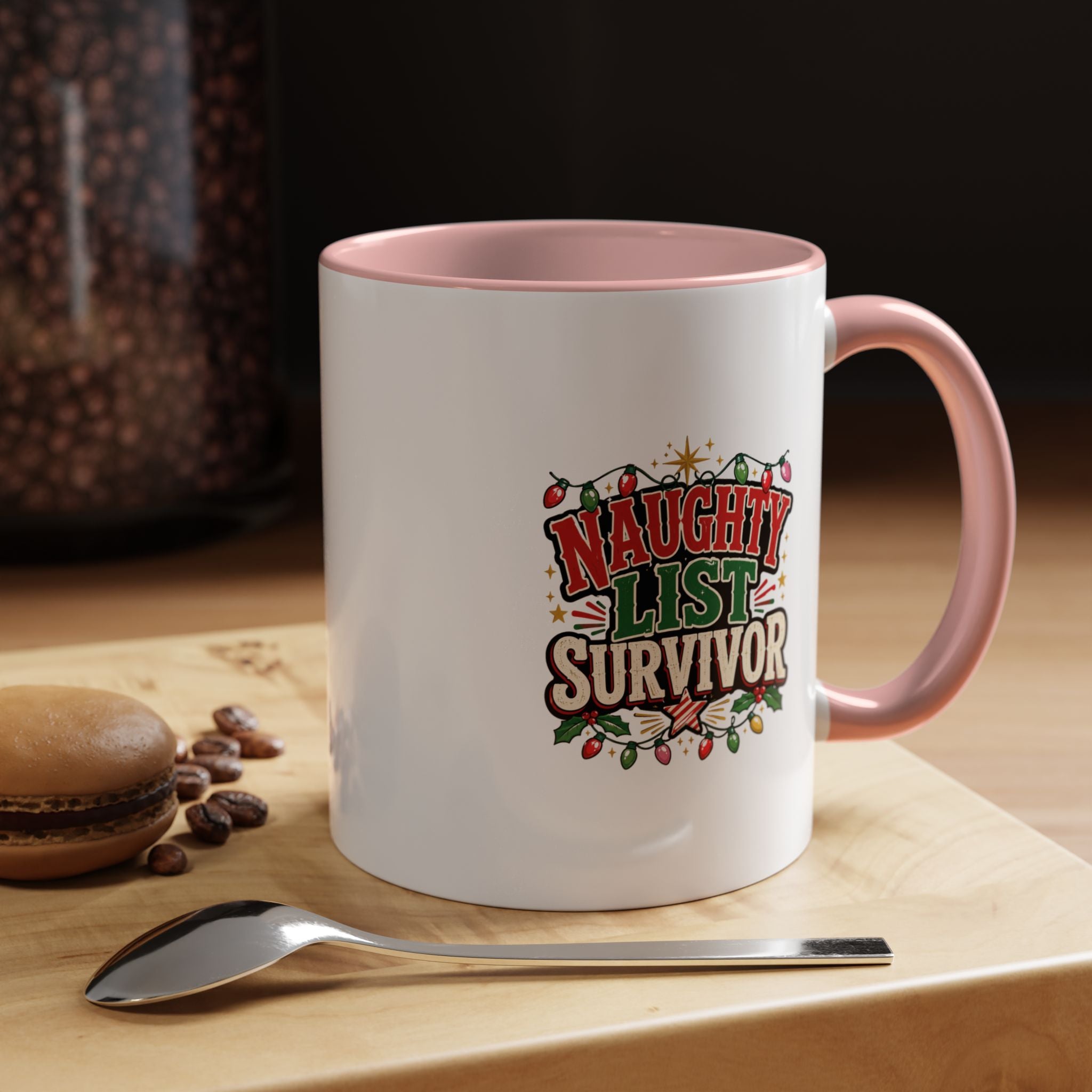 Accent Coffee Mug Naughty List Survivor