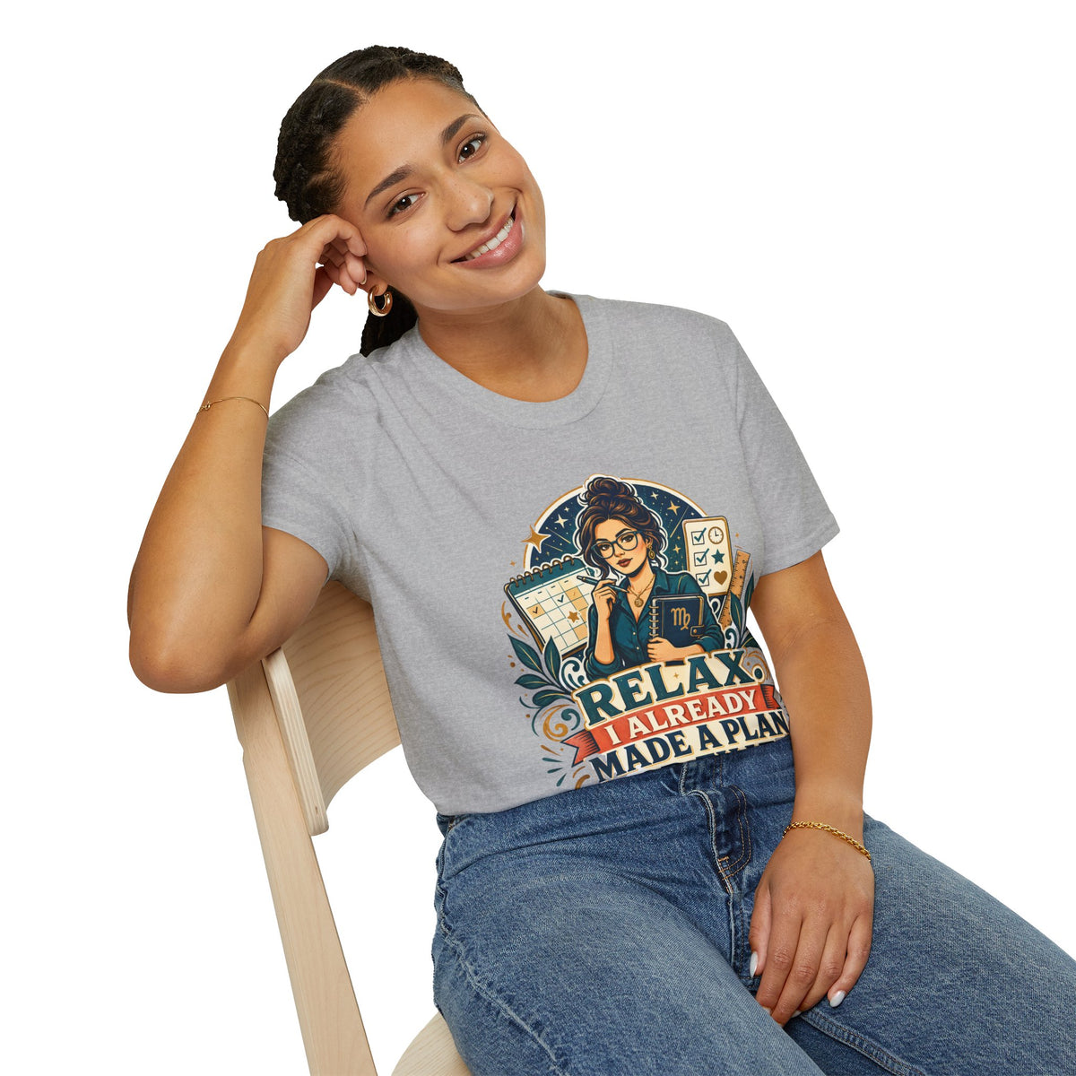 Virgo Planner T-Shirt — “Relax I Already Made A Plan For That” Astrological Tee