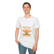 T-Shirt — Solidarity Stache Orange Mustache Graphic (Movember Support) - Trending Now - October 2026