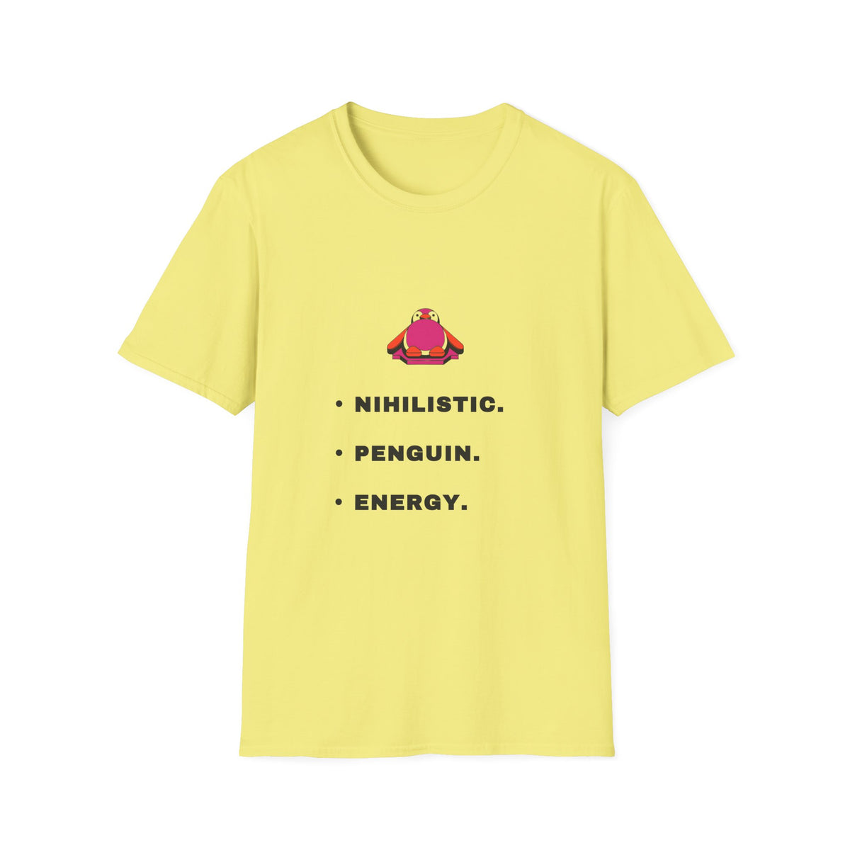 Nihilistic Penguin T-Shirt — Cute Minimalist Graphic Tee - Trending Now - September 2026