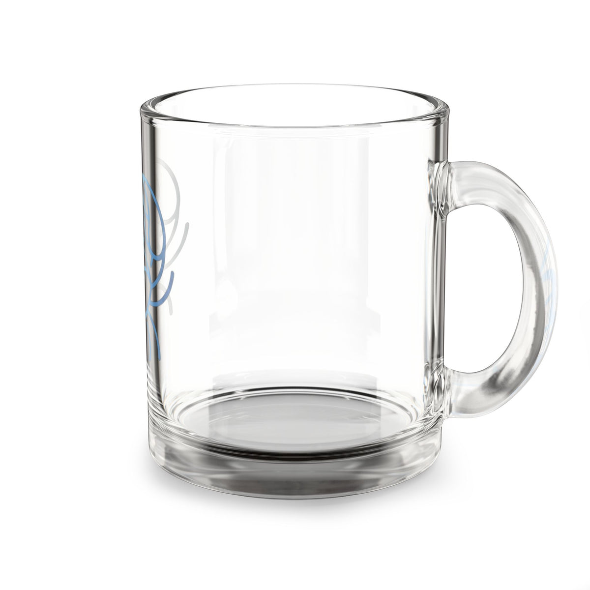 Cancer Zodiac Glass Mug — 10oz Astrological Crab Coffee Cup
