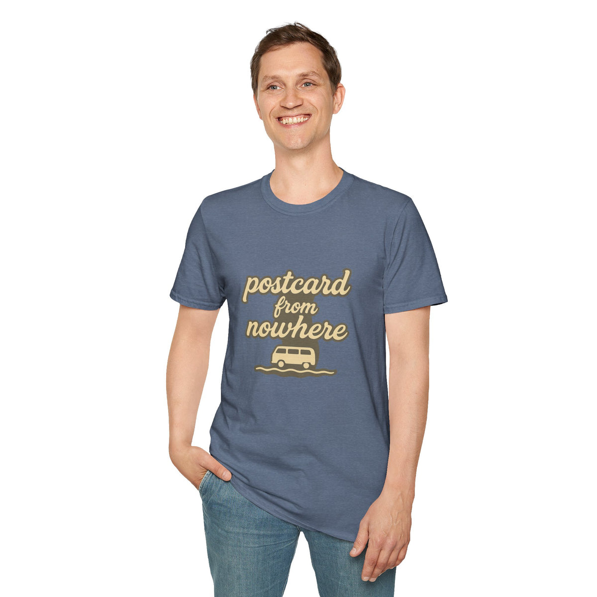 Postcard From Nowhere T‑Shirt – Retro Roadtrip Graphic Tee - Trending Now - August 2026