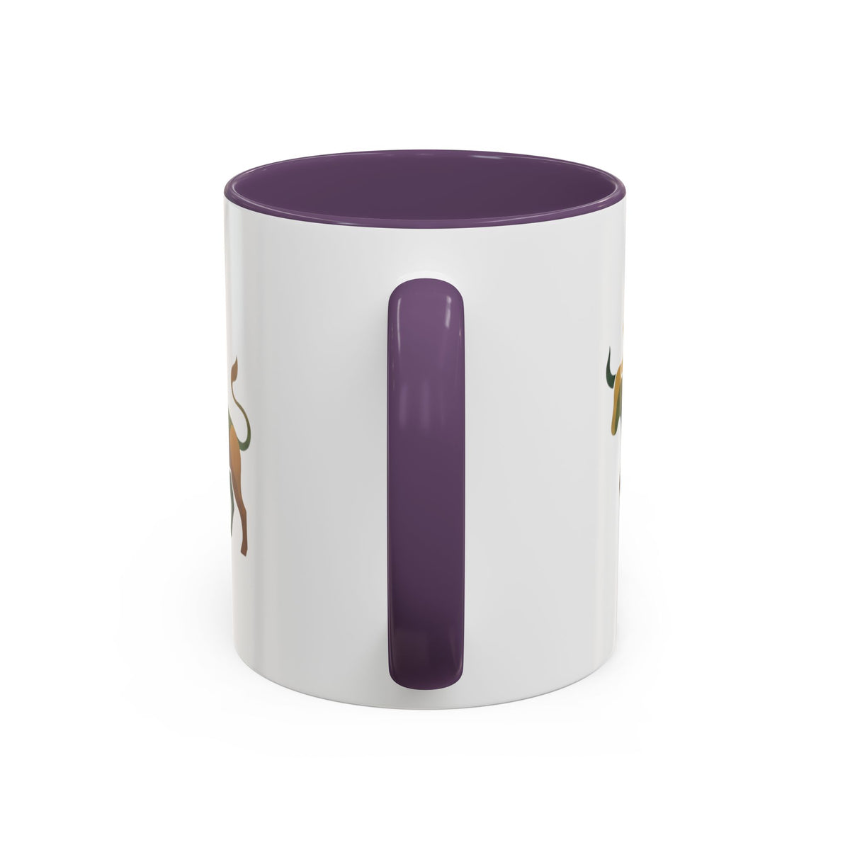 Taurus Geometric Bull Accent Coffee Mug — Taurus Zodiac Gift