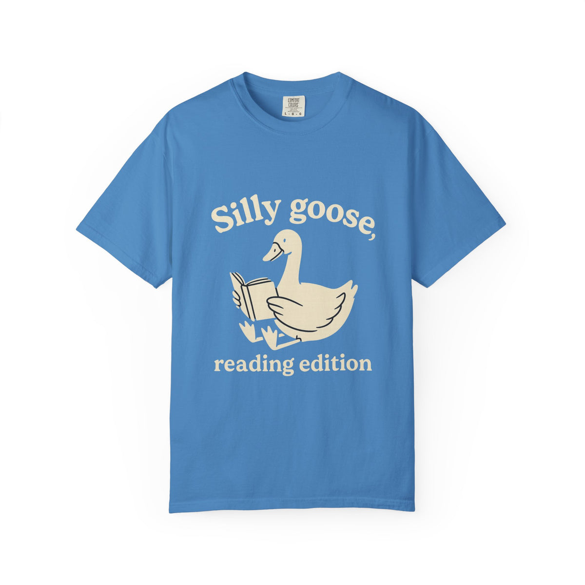 Silly Goose Reading Edition Tee - Cute Book Lover Animal Graphic T-Shirt - Trending Now - October 2026