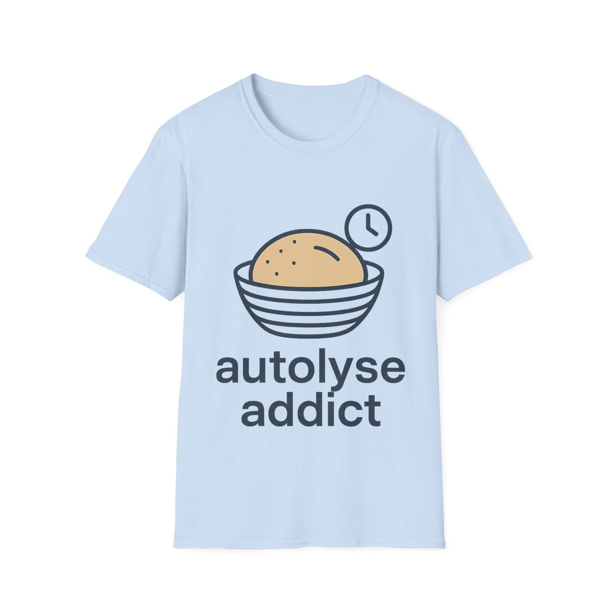 "Autolyse Addict" Funny Sourdough Baking Tee - Cute Bread Maker Pastry White T-Shirt - Trending Now - September 2026