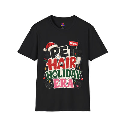 Pet Hair Holiday Tee — Funny Christmas Shirt for Pet Lovers