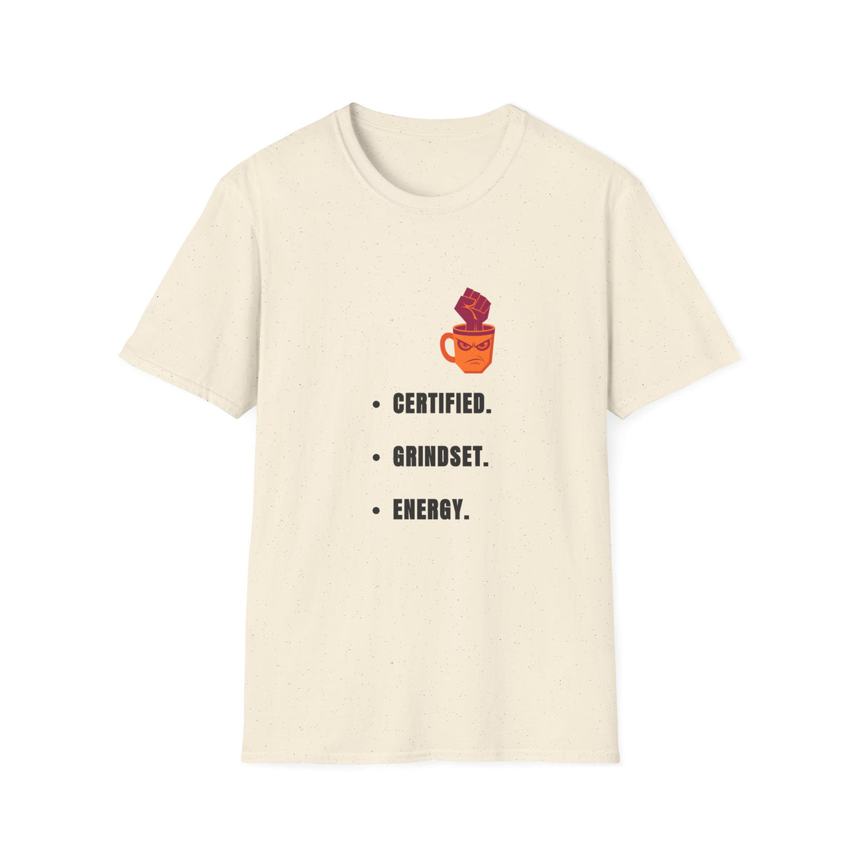 Certified Mindset Tee — "Certified. Mindset. Energy." Motivational Graphic T-Shirt - Trending Now - September 2026