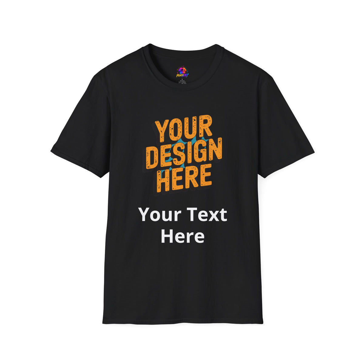 Unisex Softstyle T-Shirt - Personalize Your Own T-Shirt With Choice Of Your Colors And Designs