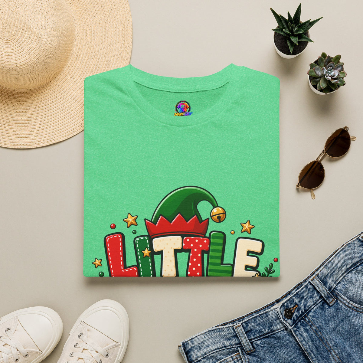 Little Elf Christmas T-Shirt — Cute Holiday Kids/Family Elf Tee