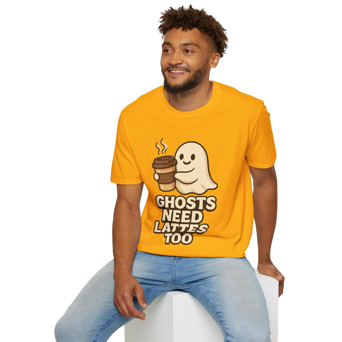 Ghosts Need Lattes Too T-Shirt - Trending Now - August 2026