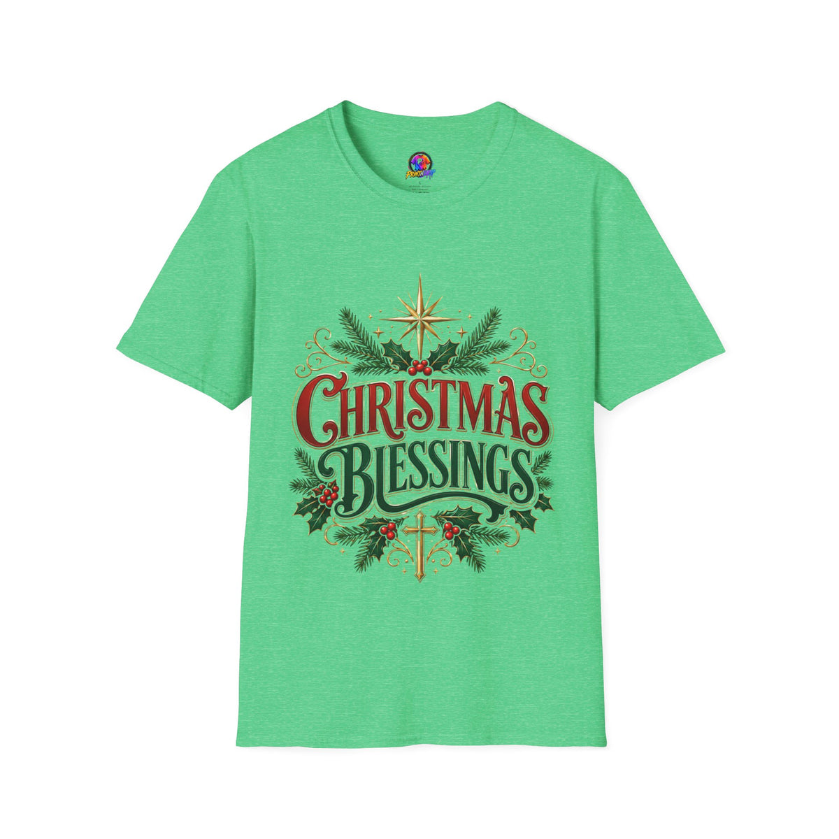 Christmas Blessings T-Shirt – Festive Holiday Graphic Tee