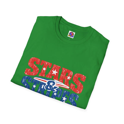 USA Stars & Stripes Forever T-Shirt — Patriotic Red White Blue Graphic Tee