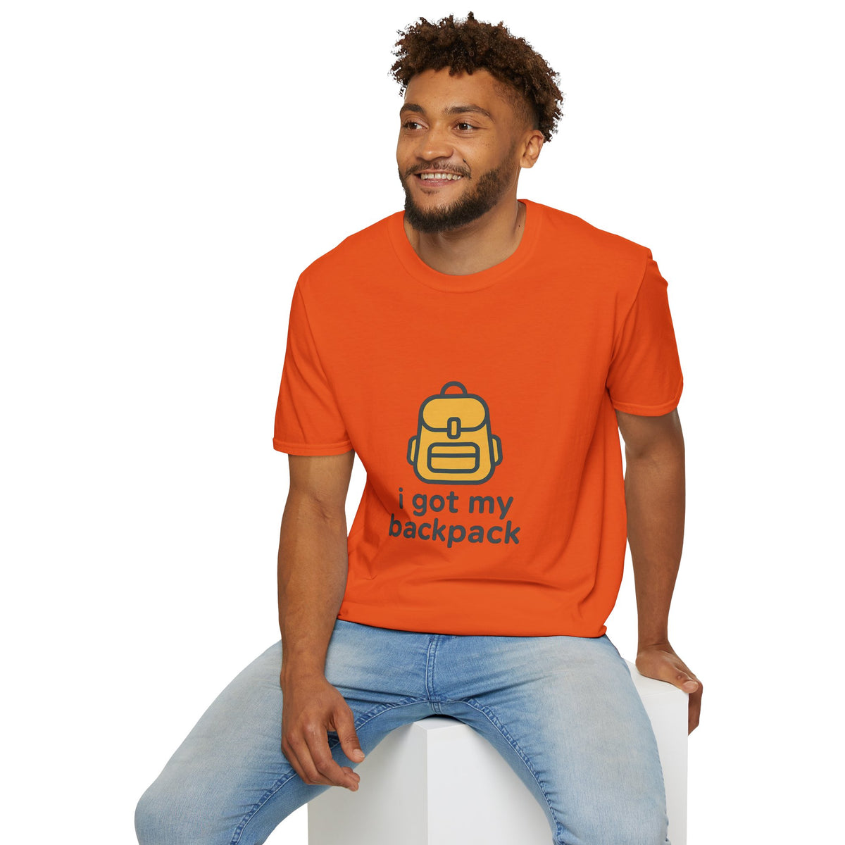Minimalist Backpack Graphic T‑Shirt – Cute Tiny Backpack Logo Tee - Trending Now - August 2026