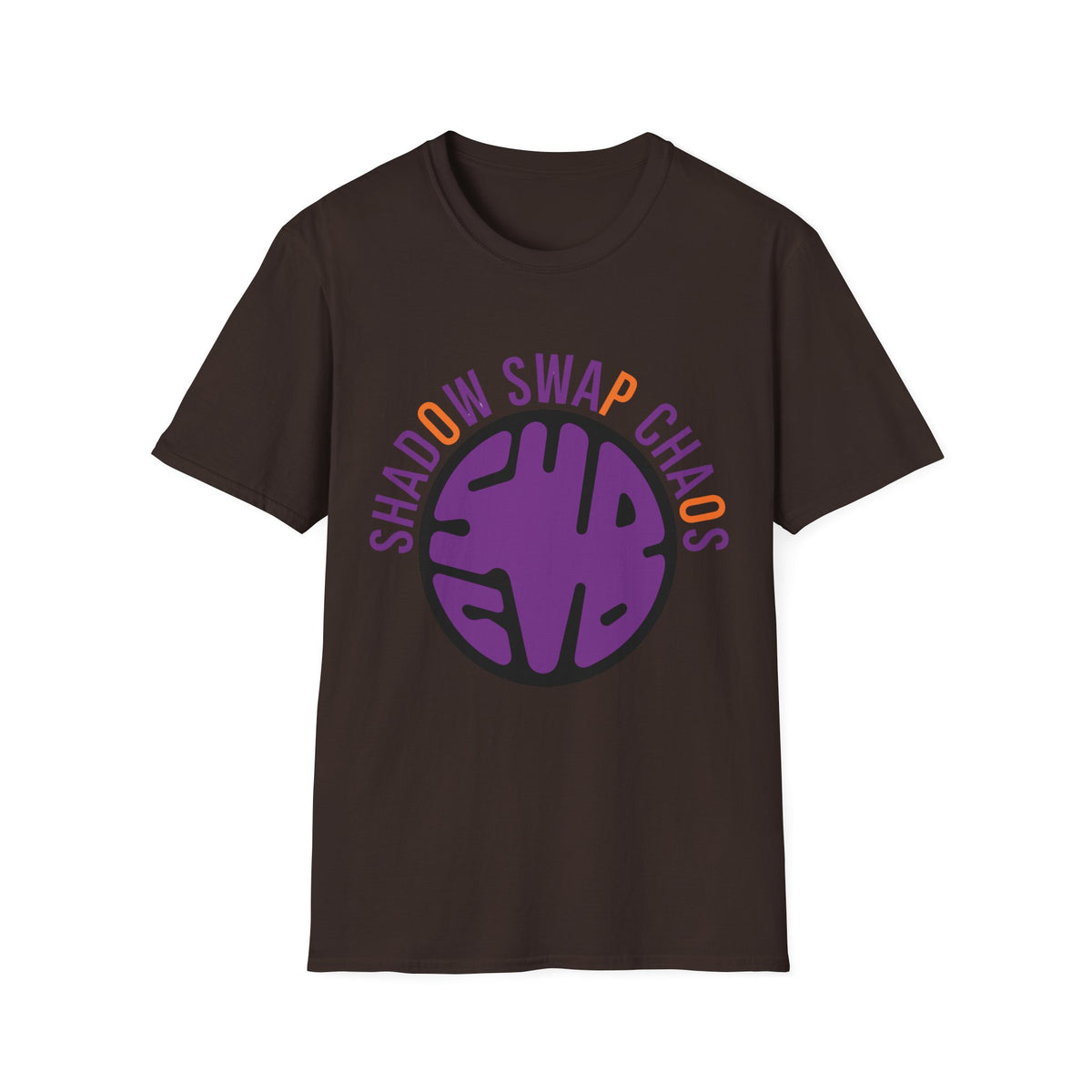 T-Shirt — "Shadow Swap Chaos" Purple Brain Graphic Tee - Trending Now - August 2026