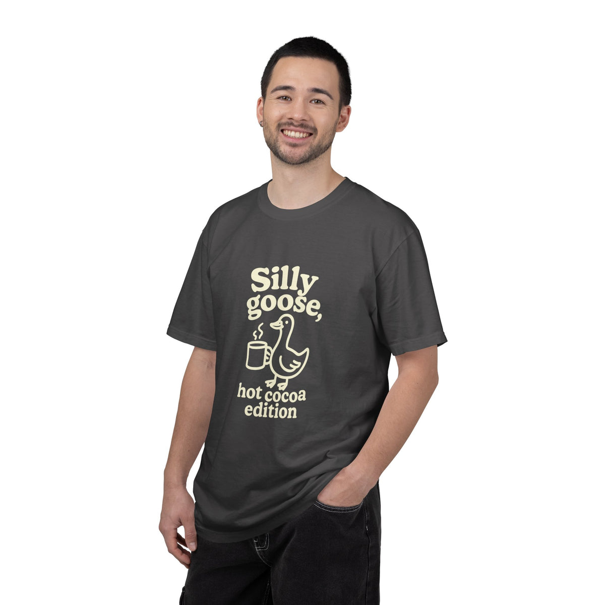 Silly Goose Hot Cocoa T-Shirt — Cute Winter Graphic Tee - Trending Now - October 2026