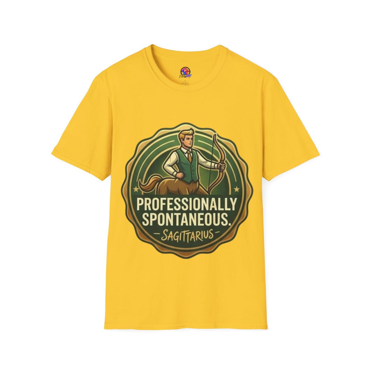 Sagittarius Archer T‑Shirt — "Professionally Spontaneous" Zodiac Tee