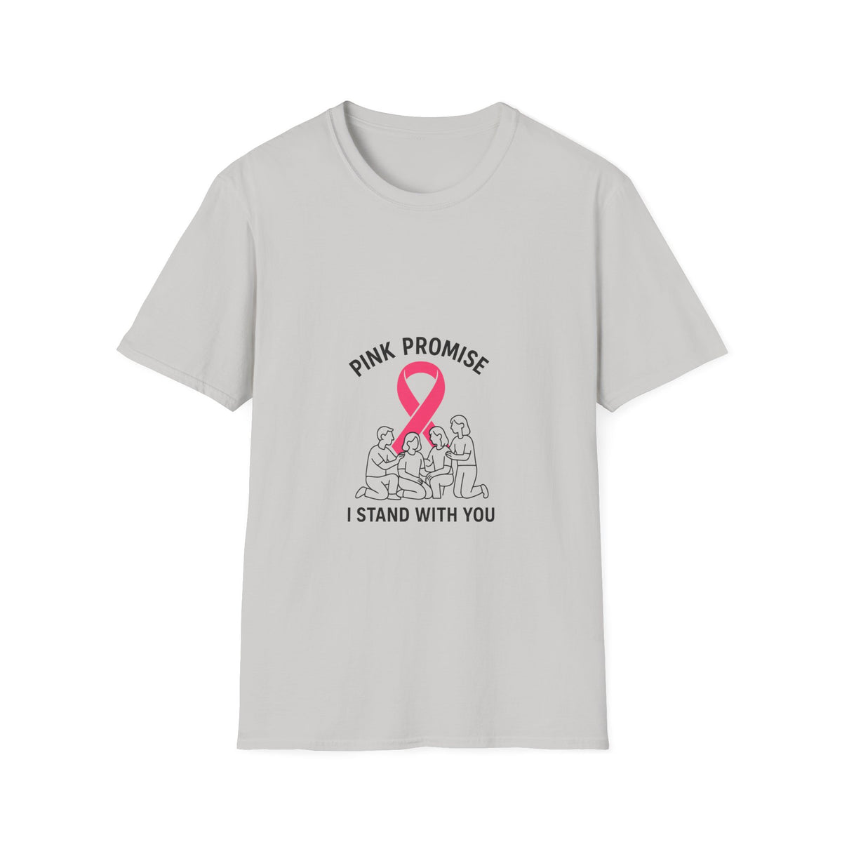 Breast Cancer Support T-Shirt - "Pink Promise I Stand With You" Awareness Tee - Trending Now - October 2026