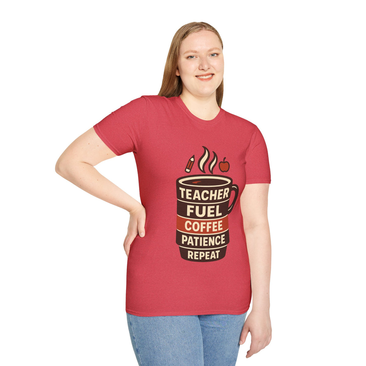 Teacher Fuel Coffee T-Shirt — 'Teacher Fuel: Coffee, Patience, Repeat' Shirt - Trending Now - August 2026