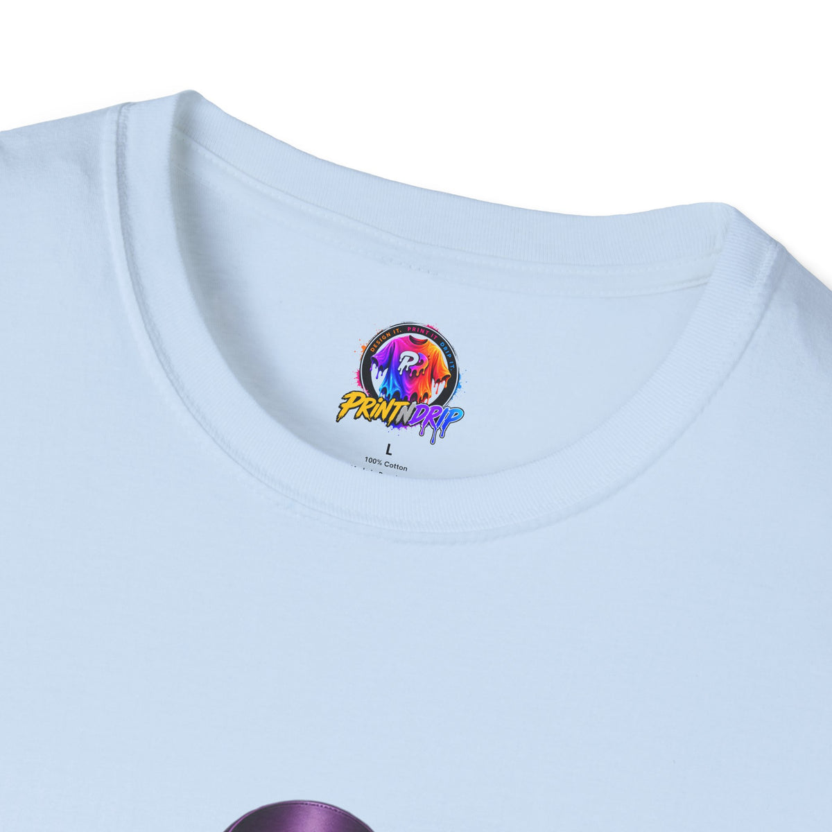 Worthy of Peace Purple Ribbon Domestic Violence  Awareness T-Shirt