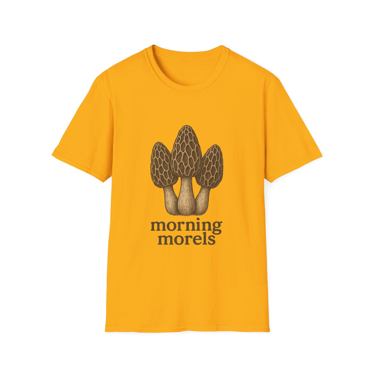Morel Mushroom T-Shirt — Forager Graphic Tee ("Morel Hunter") - Trending Now - August 2026
