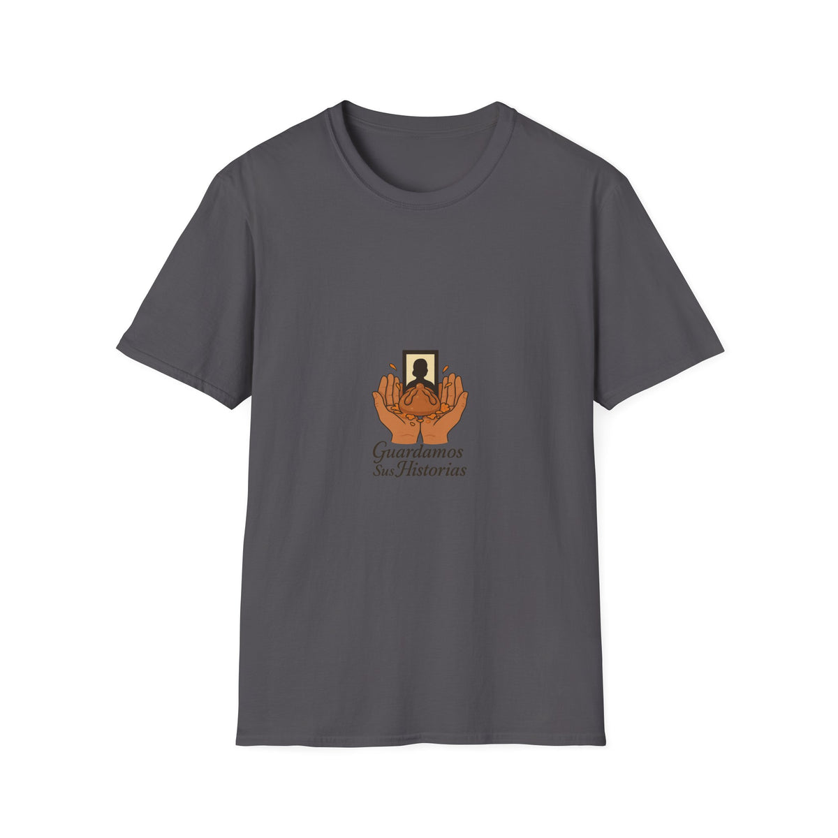 Guardian Hands Photo Keepsake T-Shirt — "Guardamos Sus Memorias" - Trending Now - October 2026